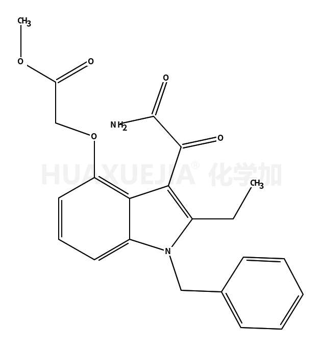 (3-AMINOOXALYL-1-BENZYL-2-ETHYL-1H-INDOL-4-YLOXY)-ACETIC ACID METHYL ESTER