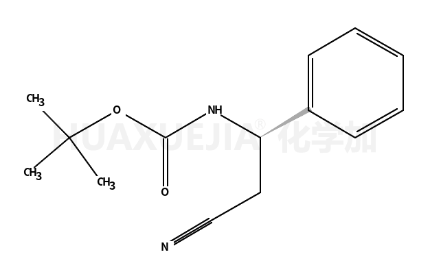 tert-butyl N-[(1R)-2-cyano-1-phenylethyl]carbamate