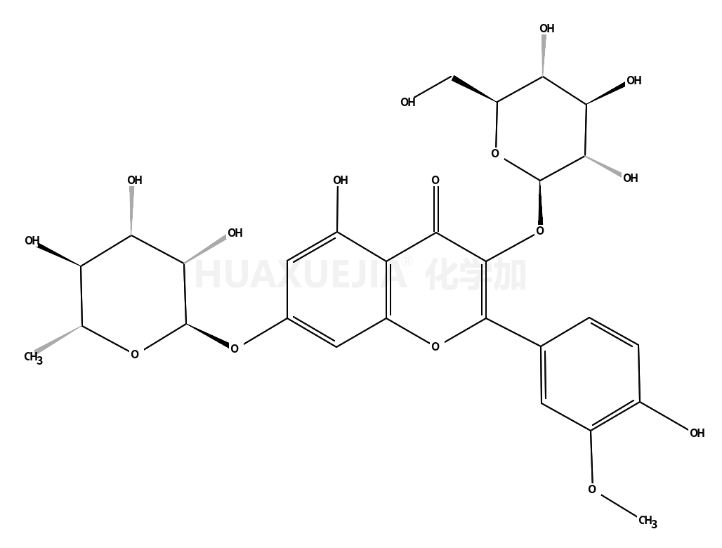 异鼠李素-3-O-葡萄糖-7-O-鼠李糖苷