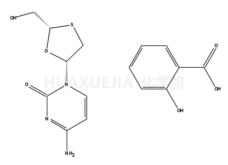 [(2R,5S)-5-(4-amino-2-oxopyrimidin-1-yl)-1,3-oxathiolan-2-yl]methyl 2-hydroxybenzoate