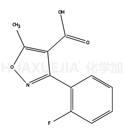 3-(2-fluorophenyl)-5-methyl-1,2-oxazole-4-carboxylic acid