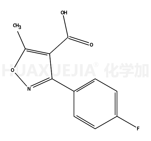 3-(4-氟苯基)-5-甲基异恶唑-3-甲酸