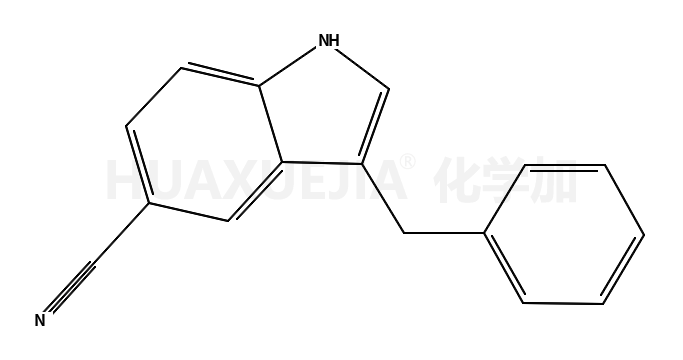 3-苯甲基-1H-吲哚-5-甲腈