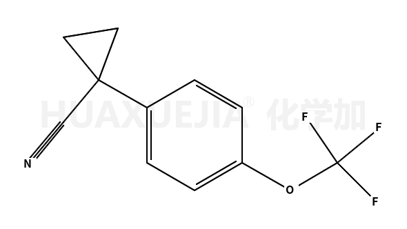 1-[4-(trifluoromethoxy)phenyl]cyclopropane-1-carbonitrile