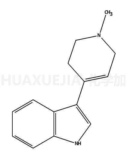 3-(1,2,3,6-四氢-1-甲基-4-吡啶)-1H-吲哚