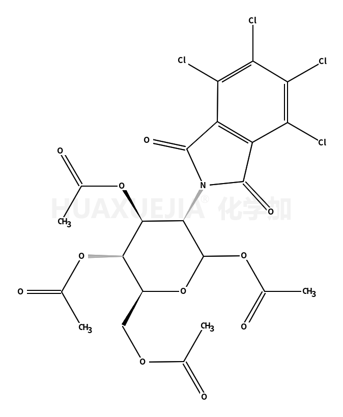 2-脱氧-2-(四氯苯二甲酰亚胺基)-D-吡喃葡萄糖-1,3,4,6-四乙酸盐