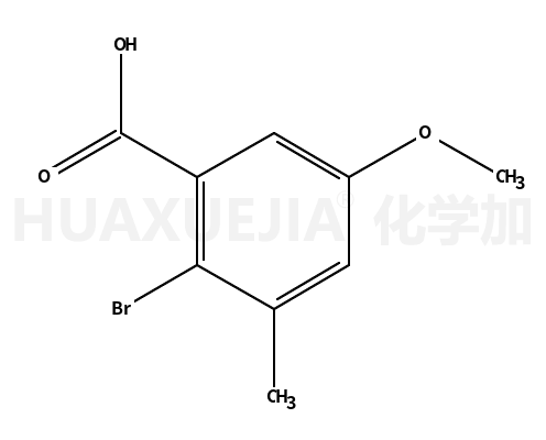 2-溴-5-甲氧基-3-甲基苯甲酸