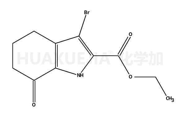 3-溴-4,5,6,7-四氢-7-氧代-1H-吲哚-2-羧酸乙酯