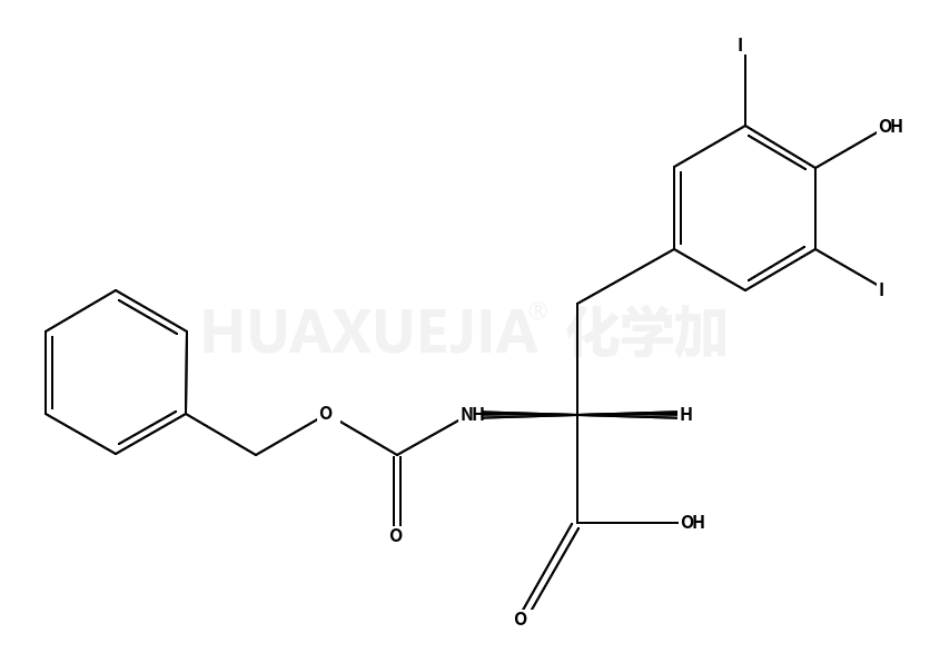 (2S)-3-(4-hydroxy-3,5-diiodophenyl)-2-(phenylmethoxycarbonylamino)propanoic acid