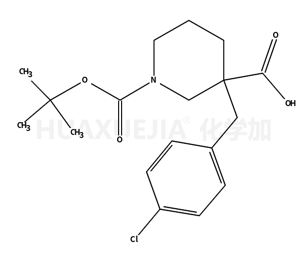 1-[(叔丁基)氧基羰基]-3-(4-氯苄基)哌啶-3-羧酸