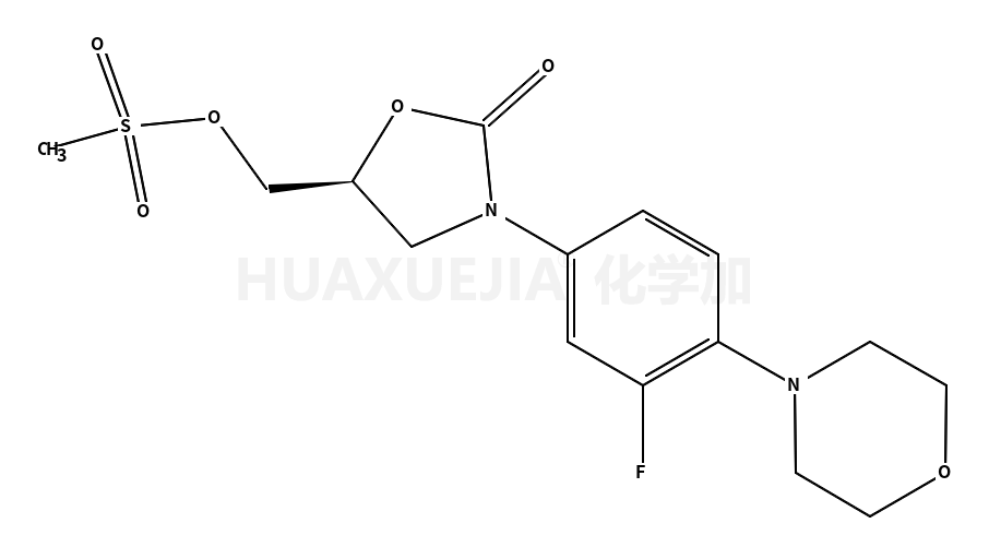 (R)-N-[3-(3-氟-(4-嗎啉基)苯基)-2-氧代-5-噁唑烷基]甲醇甲磺酸酯