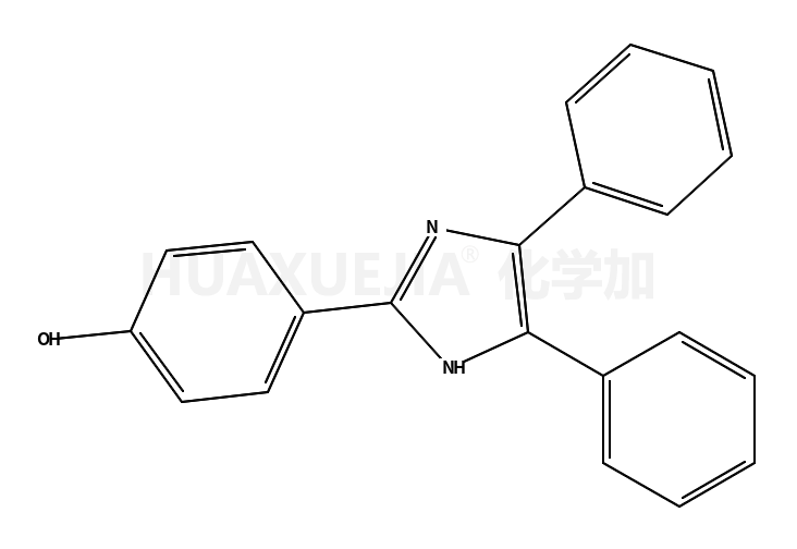 4 -(4、5二苯2咪唑基)苯酚 4-(4,5-二苯基-1H-咪唑-2-基)苯酚