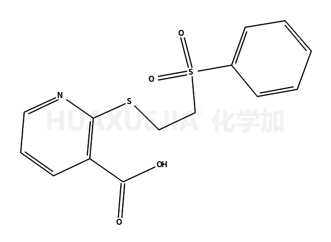 2-[2-(苯基磺酰)乙基硫代]烟酸