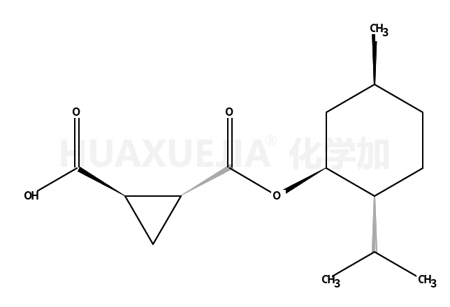 (1S,2S)-2-({[(1R,2S,5R)-2-Isopropyl-5-methylcyclohexyl]oxy}carbon yl)cyclopropanecarboxylic acid