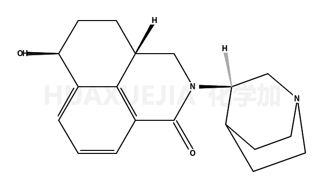 2-(1'-azabicyclo[2.2.2]oct-3'S-yl)-6R-hydroxy-2,3,3aR,4,5,6-hexahydro-1H-benz[de]isoquinoline-1-one