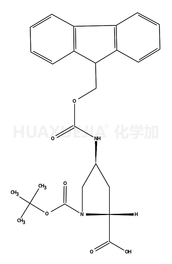 N-叔丁氧羰基-反-4-N-芴甲氧羰基-氨基-L-脯氨酸