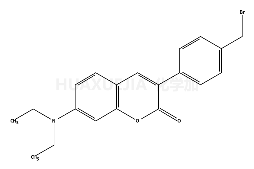 3-(4-(Bromomethyl)phenyl)-7-(diethylamino)-2H-1-benzopyran-2-one