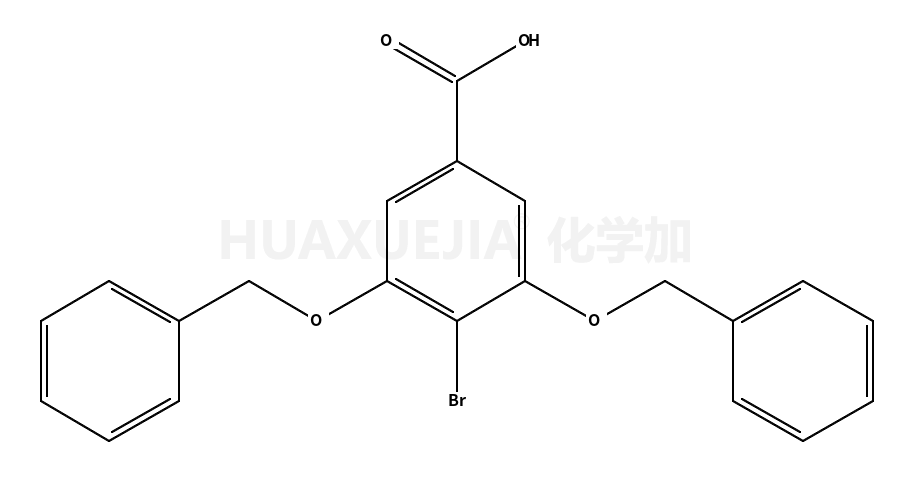 4-bromo-3,5-bis(phenylmethoxy)benzoic acid