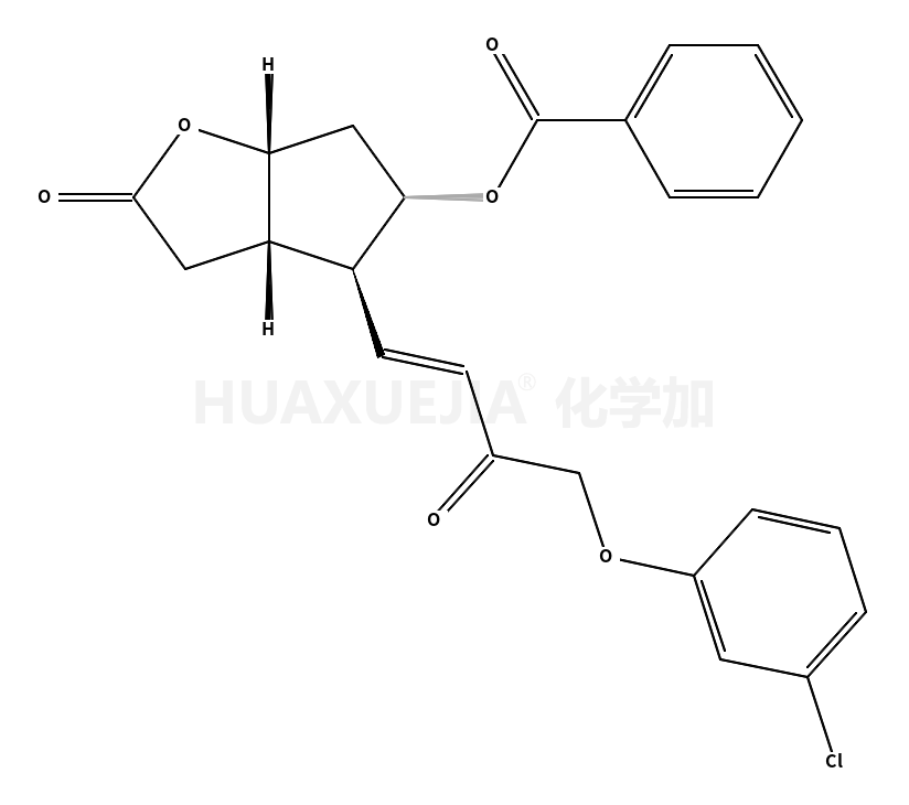 2H-环戊并[b]呋喃-2-酮,5-(苯甲酰氧基)-4-[(1E)-4-(3-氯苯氧基)-3-氧代-1-丁烯-1-基]六氢,(3aR,4R,5R,6aS)-