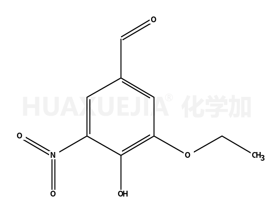 3-乙氧基-4-羟基-5-硝基苯甲醛
