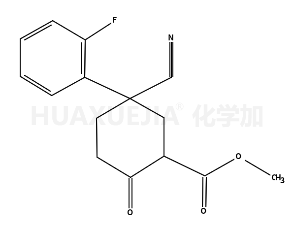 methyl 5-cyano-5-(2-fluorophenyl)-2-oxocyclohexane-1-carboxylate