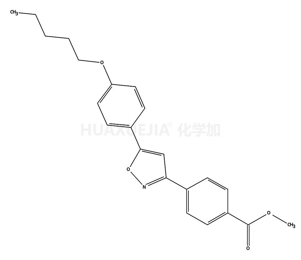 4-(5-(4-(戊基氧基)苯基)异噁唑-3-基)苯甲酸甲酯