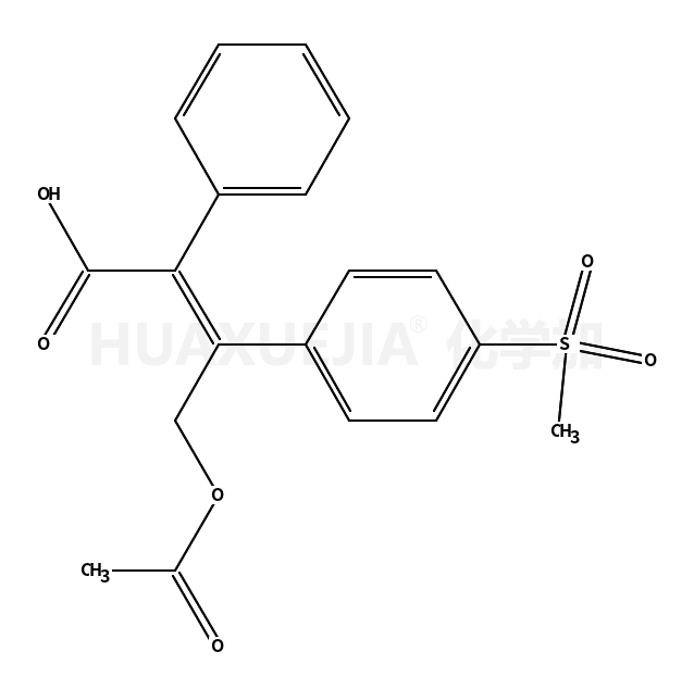 4-乙酰基-3-（4-甲磺酰基）苯基-2-苄基-2-烯乌苏酸