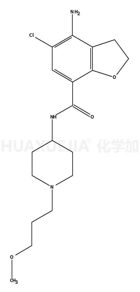 4-氨基-5-氯-2,3-二氢-N-[1-(3-甲氧基丙基)-4-哌啶基]-7-苯并呋喃甲酰胺