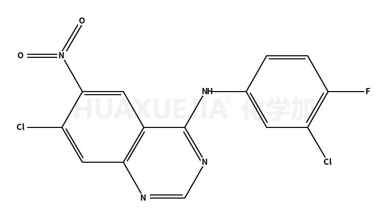 7-chloro-N-(3-chloro-4-fluorophenyl)-6-nitroquinazolin-4-amine