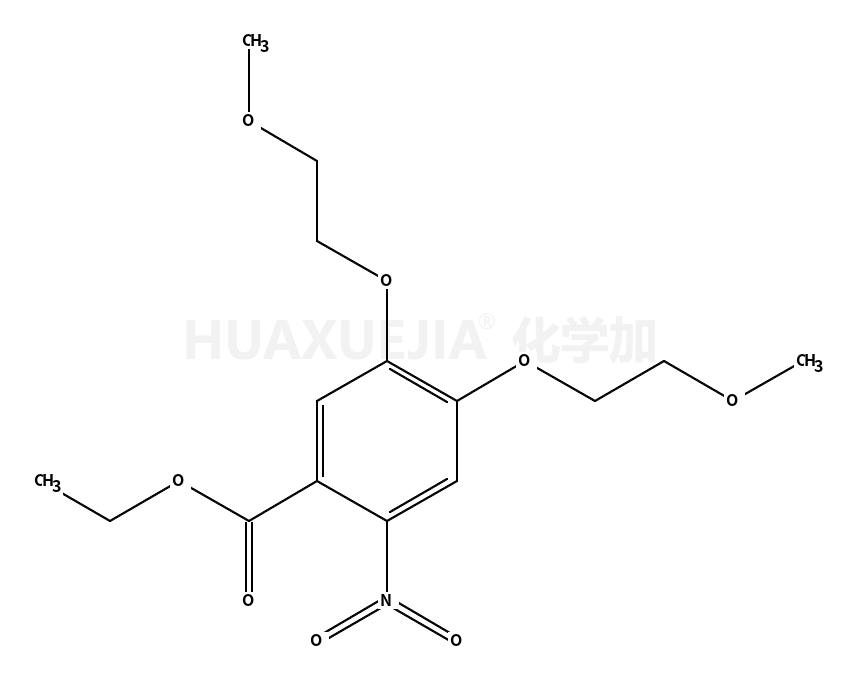 4,5-二(2-甲氧基乙氧基)-2-硝基苯甲酸乙酯