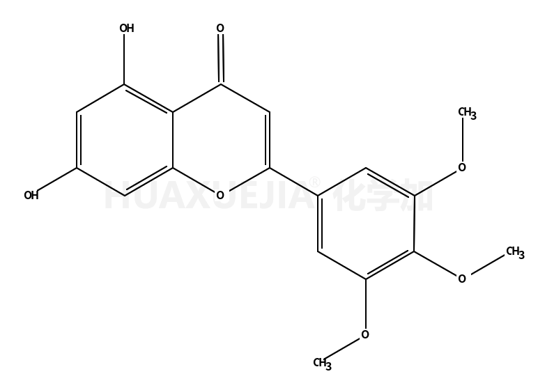 5,7-二羟基-3’,4’,5’-三甲氧基黄酮