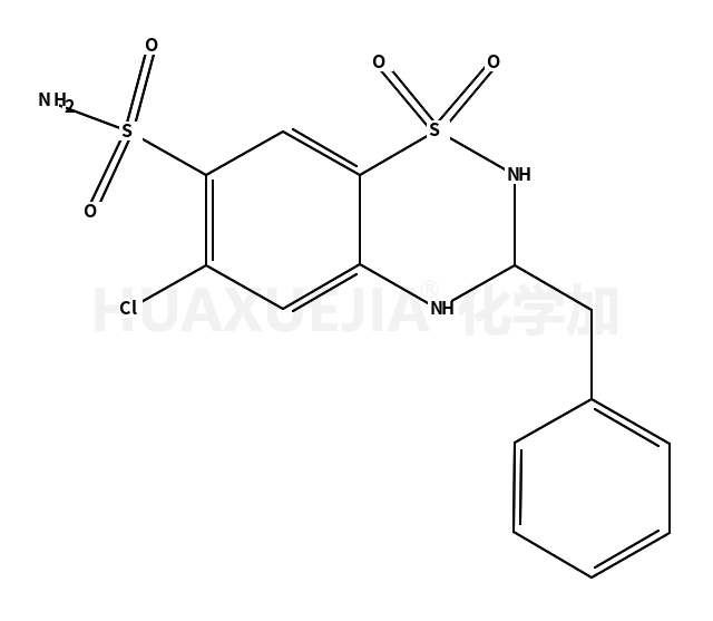 6-氯-1,1-二氧代-3-(苯基甲基)-3,4-二氢-2H-苯并[e][1,2,4]噻二嗪-7-磺酰胺