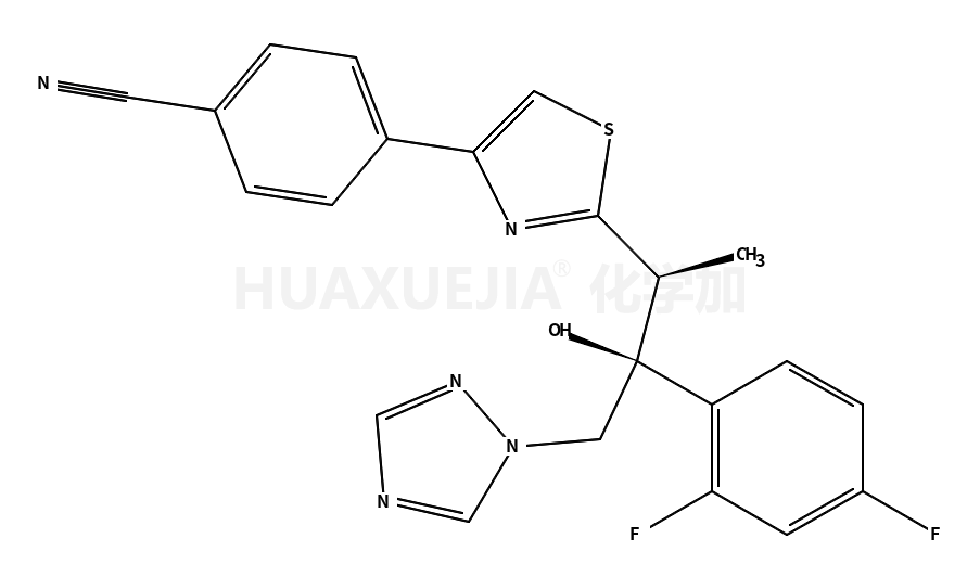 4-[2-[(2R,3r)-3-(2,4-二氟苯基)-3-羟基-4-(1,2,4-噻唑)丁基]-1,3-噻唑]苯甲腈