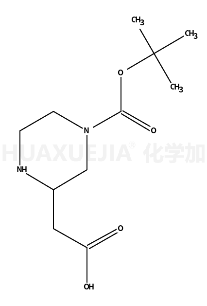3-羧基甲基哌嗪-1-羧基酸，叔-丁基酯
