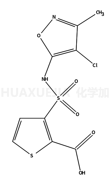 3-(N-(4-氯-3-甲基异噁唑-5-基)磺酰基)噻吩-2-羧酸