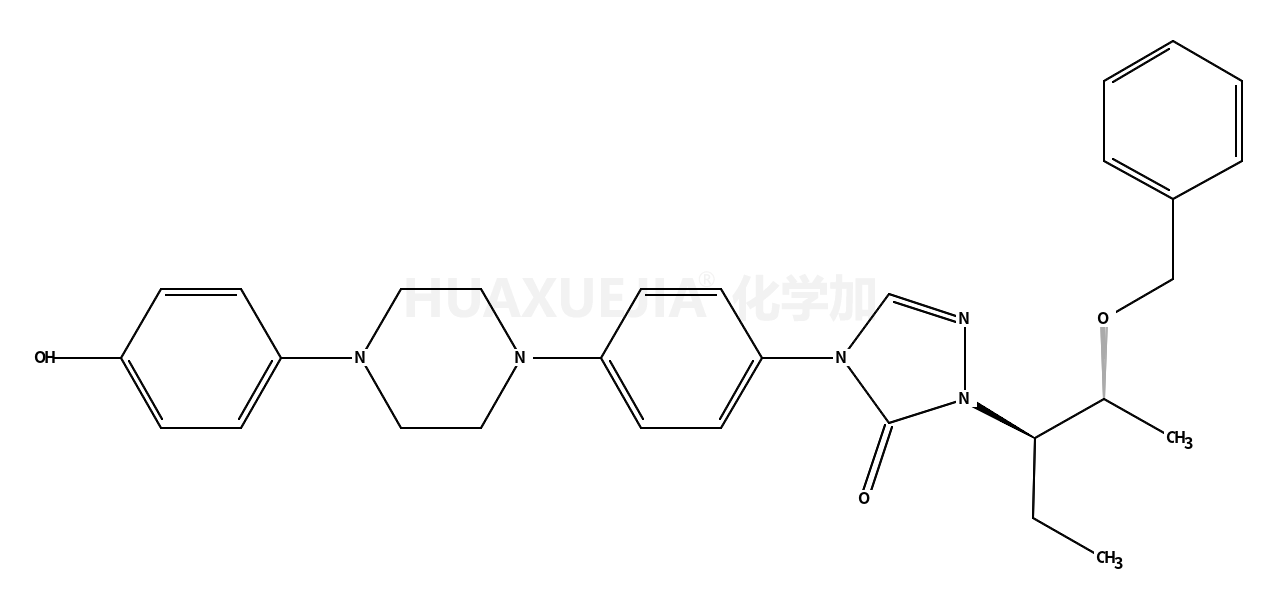 2-[(1S,2S)-1-乙基-2-芐氧基丙基]-2,4-二氫-4-[4-[4-(4-羥基)-1-哌嗪基]苯基]-3H-1,2,4-三氮唑-3-酮