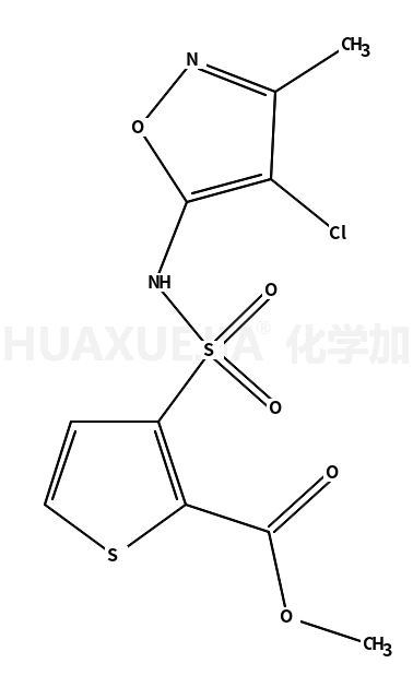 3-{[(4-氯-3-甲基-5-异噁唑)氨基]磺酰基}-2-噻吩羧酸甲酯