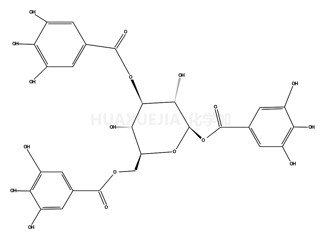 1,3,6-三-o-3,4,5-三羟苯甲酰-b-d-葡萄糖