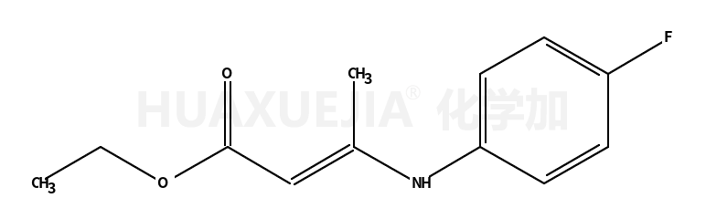 3-(4-氟苯氨基)丁烯酸乙酯