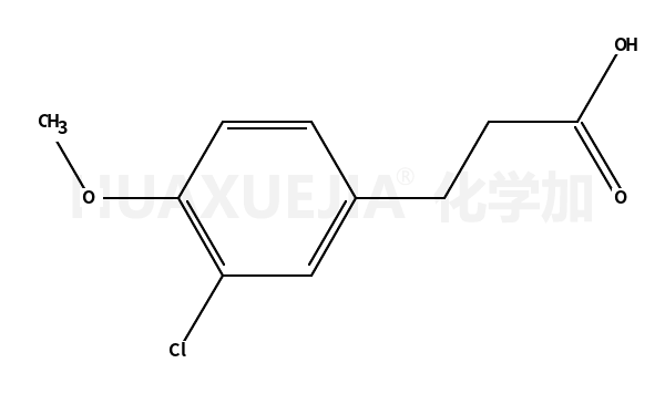 3-(3-氯-4-甲氧苯基)丙酸