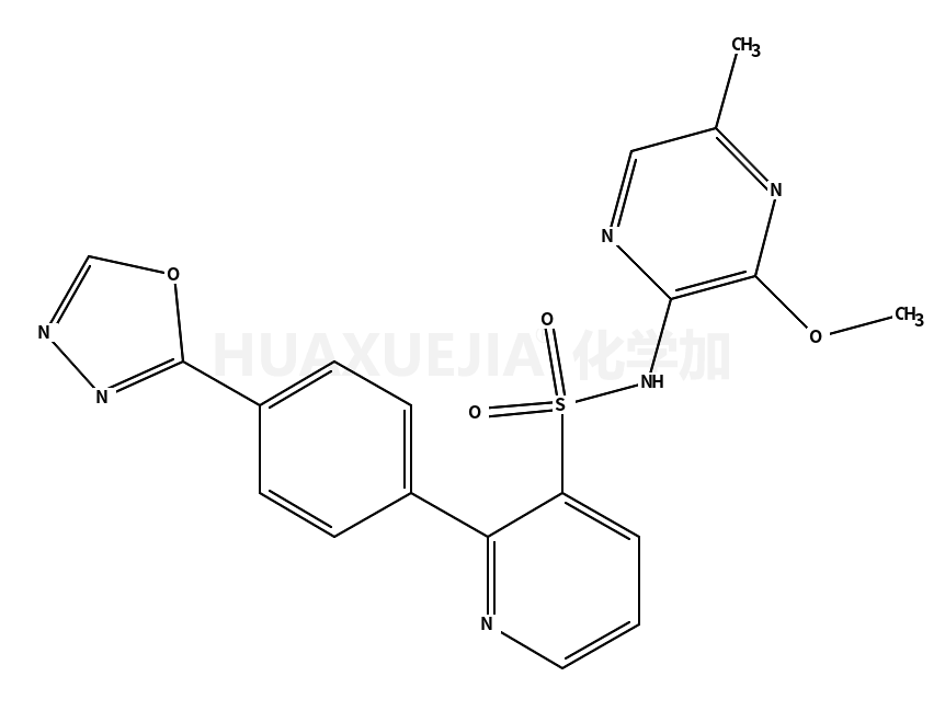2-(4-(1,3,4-噁二唑-2-基)苯基)-N-(3-甲氧基-5-甲基吡嗪-2-基)吡啶-3-磺酰胺