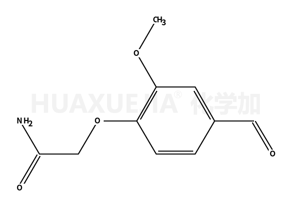 2-(4-甲酰基-2-甲氧基苯氧基)乙酰胺