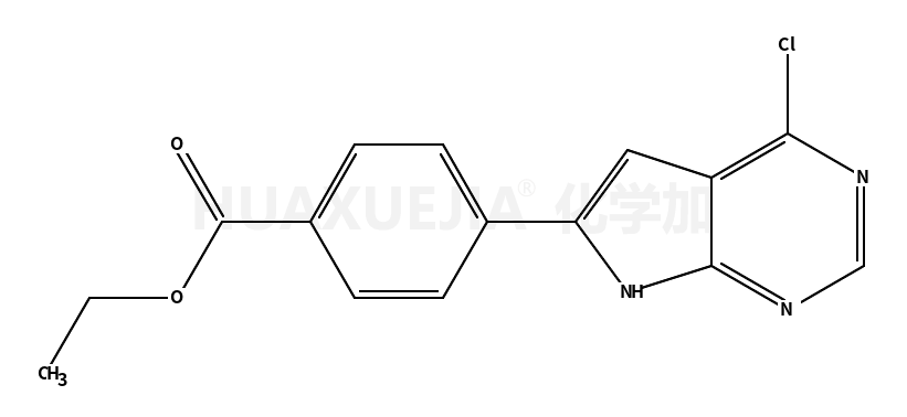 4-氯-6-(4-乙氧基羰基-苯基)-7h-吡咯并[2,3-d]-嘧啶