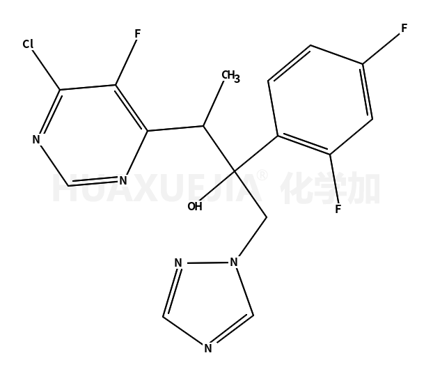 (2R,3S/2S,3R)-3-(6-氯-5-氟嘧啶-4-基)-2-(2,4-二氟苯基)-1-(1H-1,2,4-三唑-1-基)-2-丁醇鹽酸鹽