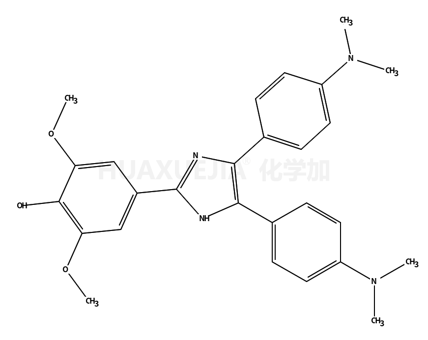 4,5-bis(4-dimethylaminophenyl)-2-(3,5-dimethoxy-4-hydroxyphenyl)imidazole （B-DDH-imidazole）