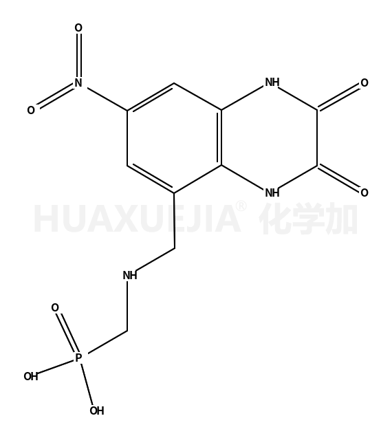 [(7-nitro-2,3-dioxo-1,4-dihydroquinoxalin-5-yl)methylamino]methylphosphonic acid