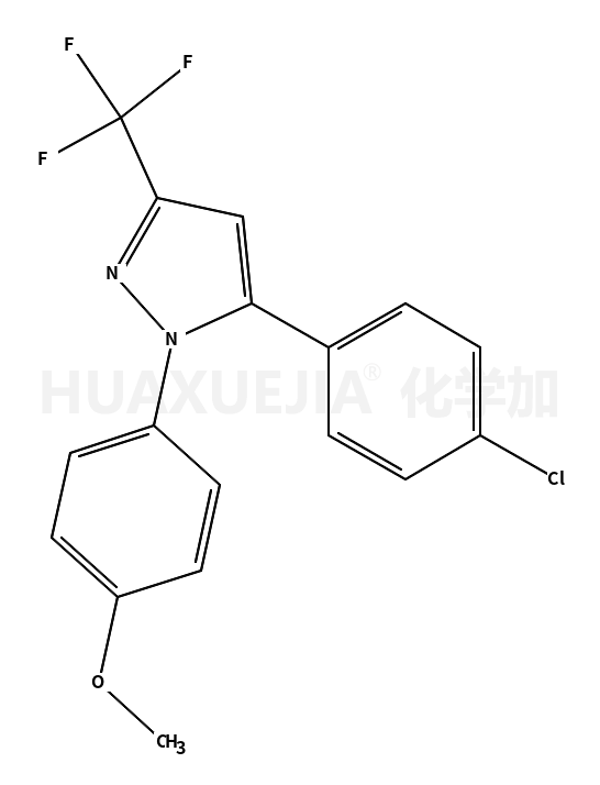 5-(4-氯苯基)-1-(4-甲氧基苯基)-3-(三氟甲基)-1H-吡唑