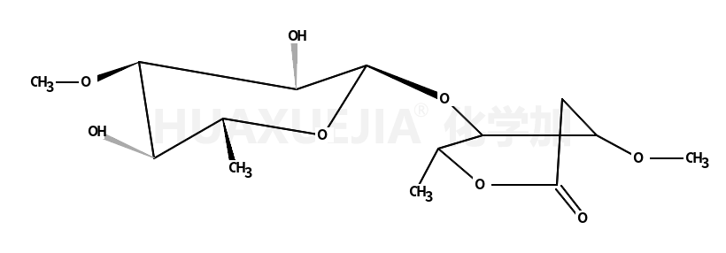 6-Deoxy-3-O-methyl-beta-allopyranosyl(1-4)-beta-cymaronic acid delta-lactone