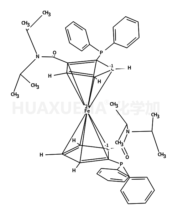 (R)-(+)-1,1-二(联苯膦基)-2,2-二(N,N-二异丙基酰胺)二茂(络)铁