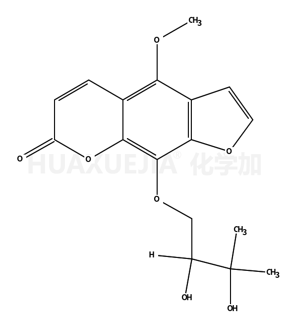 9-(2,3-dihydroxy-3-methylbutoxy)-4-methoxyfuro[3,2-g]chromen-7-one